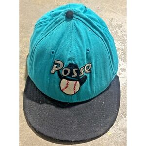 Vintage New Era 5950 Pocatello Posse Port St Lucie Rossi Minor League Hat 7 3/8